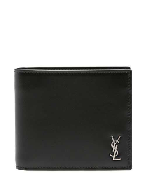 tiny cassandre east/west wallet in matte leather SAINT LAURENT | 6077271JB0E1000